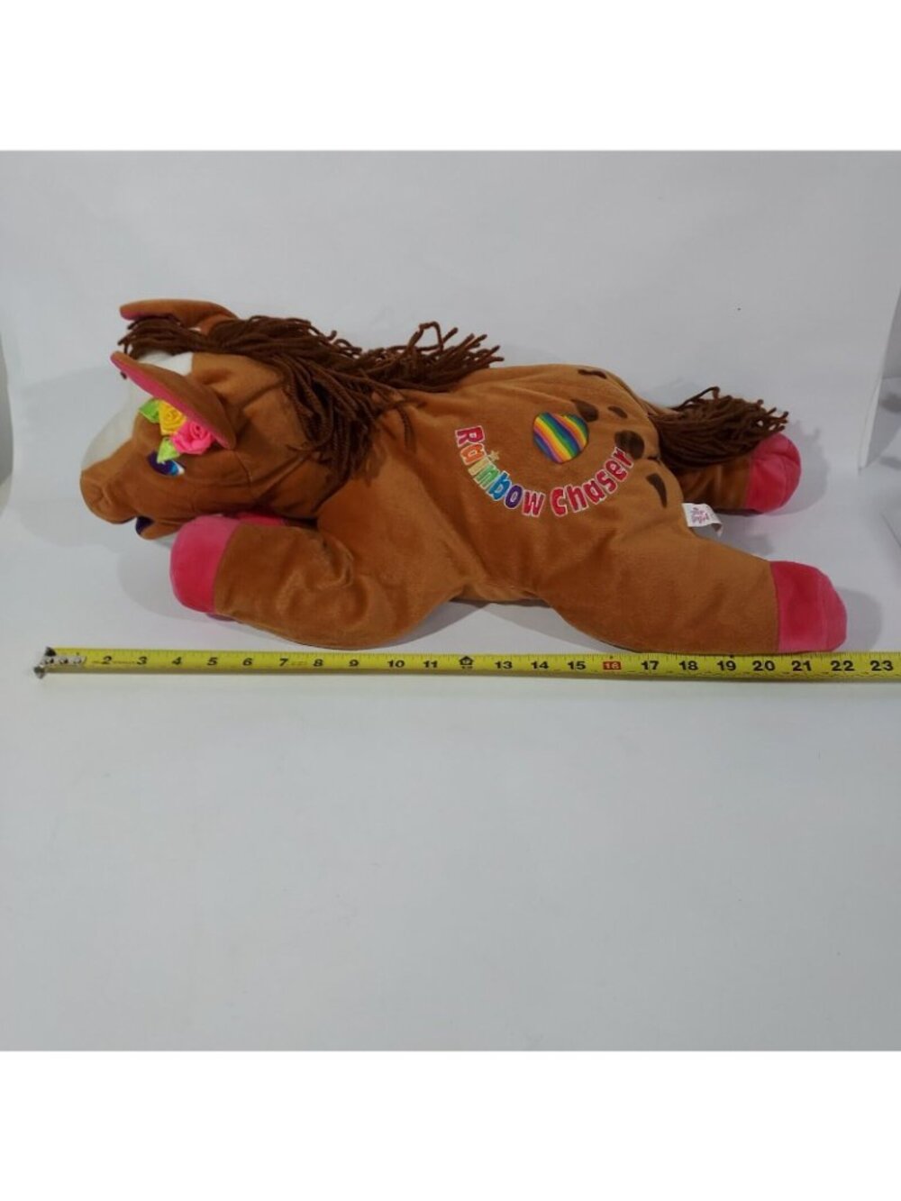 Lisa Frank Rainbow Chaser 22" Brown Horse Plush Vintage 1990's - Picture 10 of 13